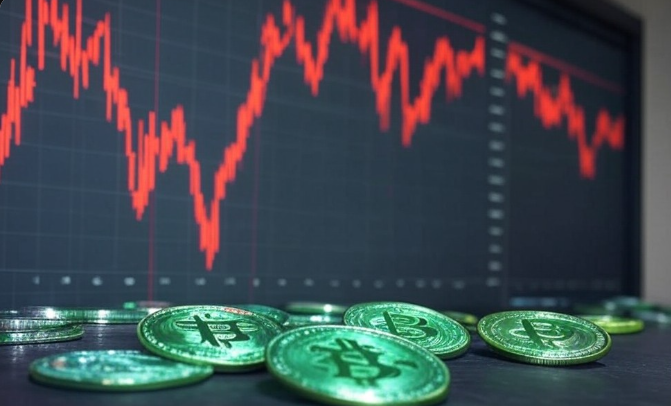 What cryptocurrencies are resisting the fall better and why?