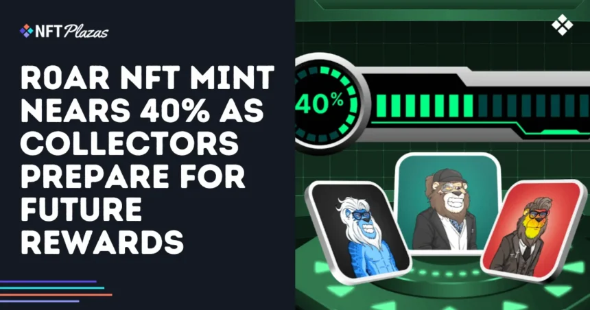 R0AR NFT MINT approaches 40% as collectors Eye Future Rewards