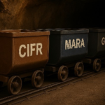 The best mining stocks of Bitcoin close the highest week after the fall driven by the rate