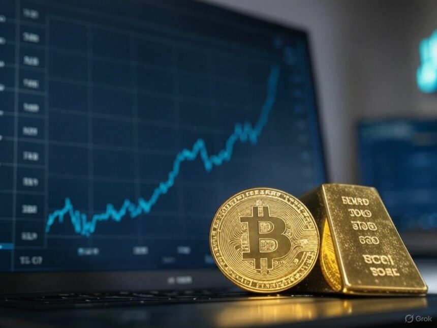 Gold and Bitcoin shine due to commercial tensions and dollar weakness