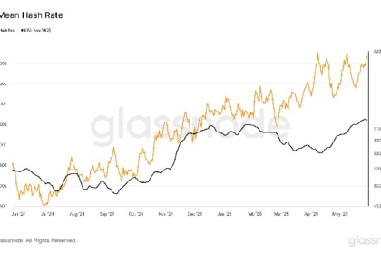 Bitcoin's mining difficulty is configured to reach the record in the middle of increasing hash.