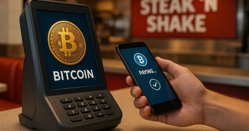 Fast Food Giant Steak 'n Shake Starts Bitcoin Payment and Increases Financial Efficiency
