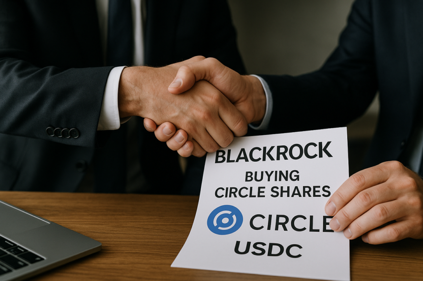 Blackrock evaluates buying 10% of Circle's shares, USDC station