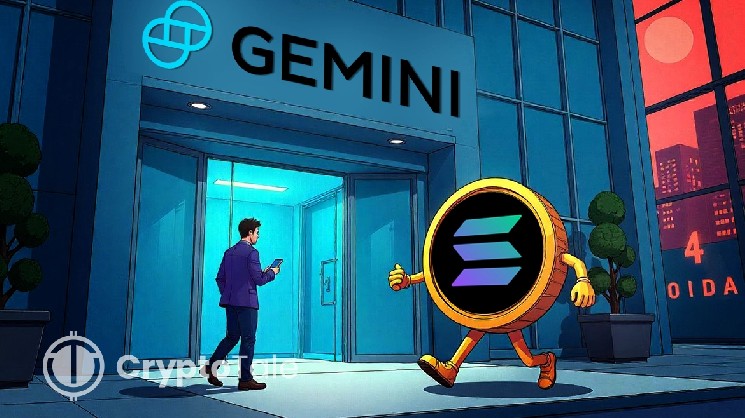 Gemini enables tokenized Sol Staking, DFDV Stock in Solana