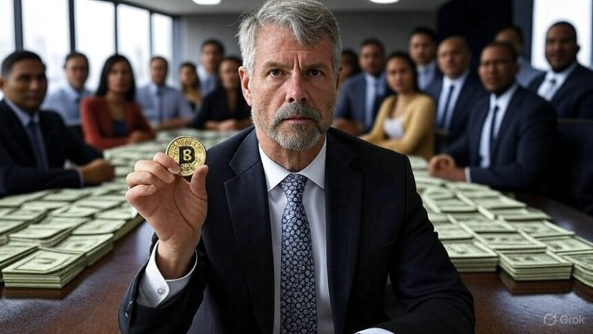 Where does Michael Saylor get so much money to buy Bitcoin?