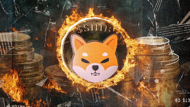 Shib Burns Rocket 1,488%As100,530,829 Shib disappears in two moves