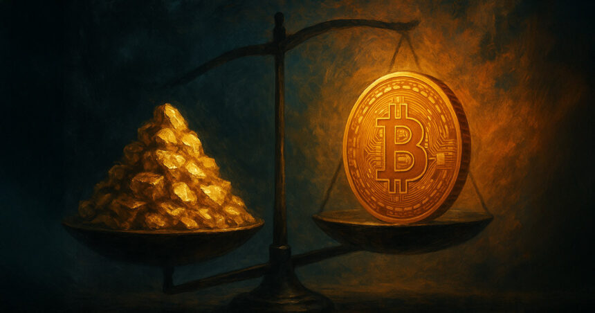 Bitcoin wins position in gold and crypto debate