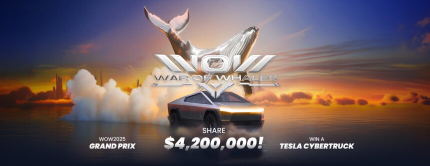 Win a Tesla Cybertruck and up to 4.2 million in USDT with the Wow Grand Prix 2025 of Blofin