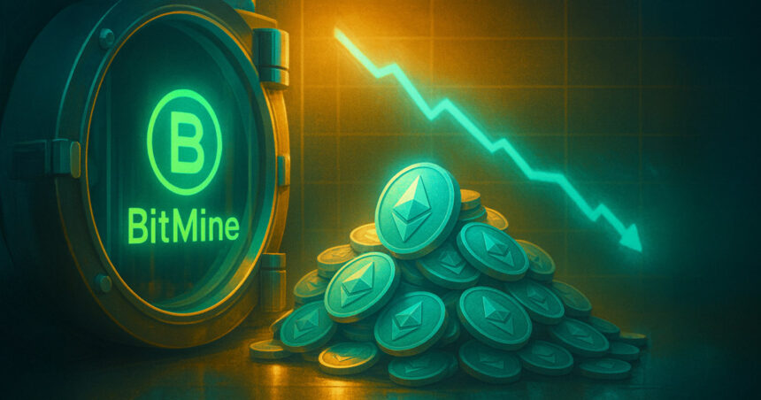 2.6 million ETH: Bitmine buys dip and builds a $10.9 billion Treasury