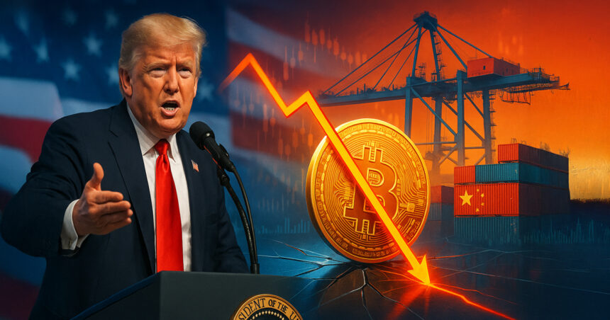 Bitcoin risks falling below $100,000 as President Trump acknowledges US-China trade war