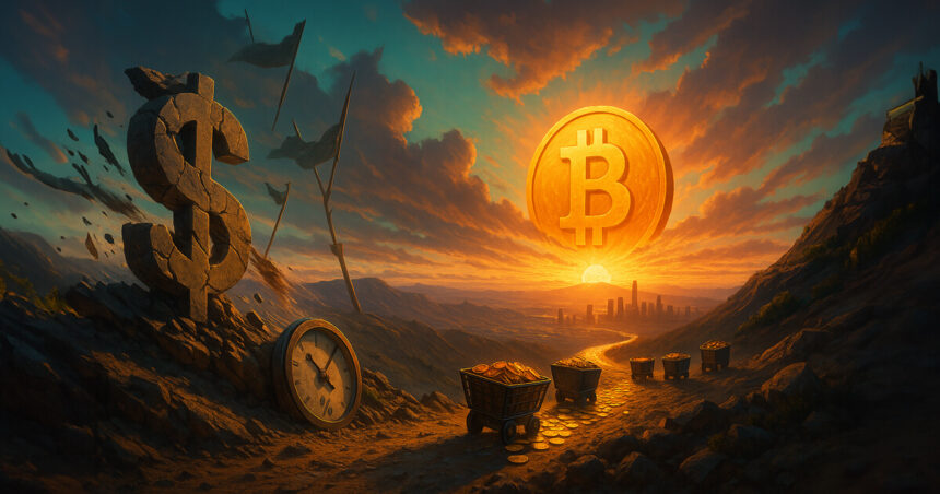 Is the weak dollar pushing up the price of Bitcoin now?