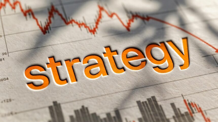 Strategy plummets below its bitcoin holdings