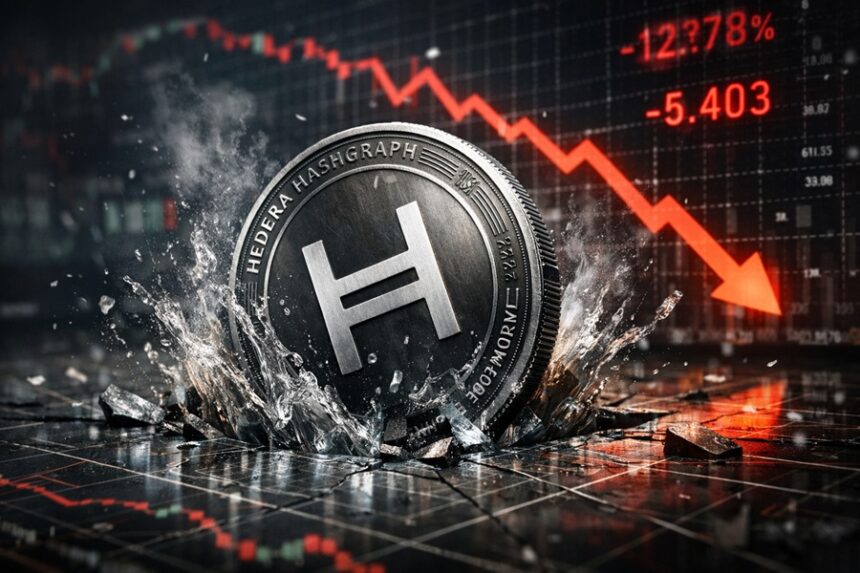 Hedera sinks and drags its ETF into the abyss