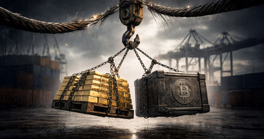 Bitcoin Is Bleeding Against Gold’s Record Breakout, But ‘Power Law’ Decline Suggests $324,000 Price Snapback
