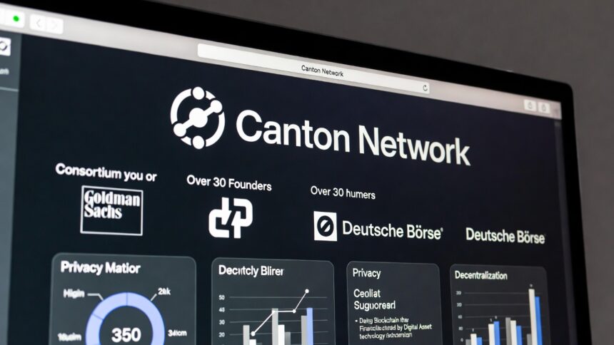 What is Canton Network and why are financial giants entering there?