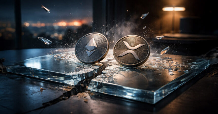 Cryptocurrency market crashes due to Israel's attack on Gaza; $100 billion disappears as ETH and XRP suffer weekend losses
