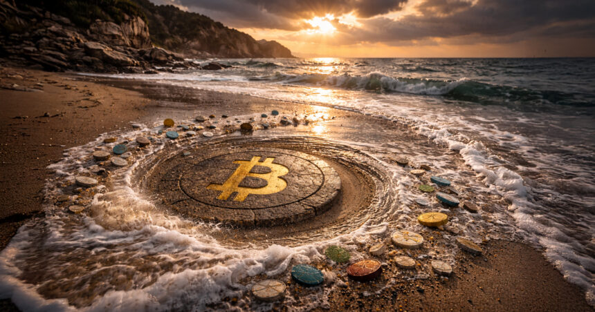 A $1.2 trillion shift to Bitcoin may be beginning – and one grim index says altcoins may never rise