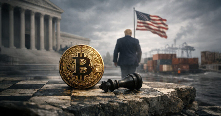 Bitcoin Flash plummets below $65,000 due to slow response to President Trump's additional tariff hike amid low liquidity over the weekend