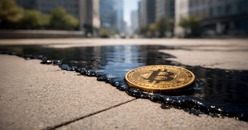 If the Fed is not patient, oil prices could surge above $70, triggering another Bitcoin selloff.