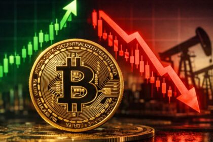 The rise in oil is slowing, and that would be good for bitcoin