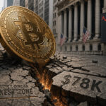 Bitcoin Flash plummets below $78,000 at European market opening, with approximately $295 million in virtual currency liquidation