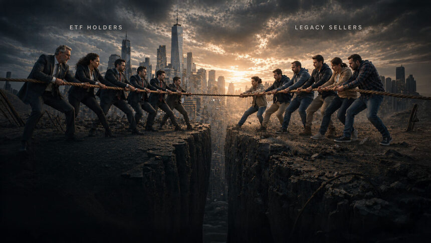 Surprisingly, Bitcoin Paper Hands Are Not Buyers of ETFs, as the 38% Plunge Revealed