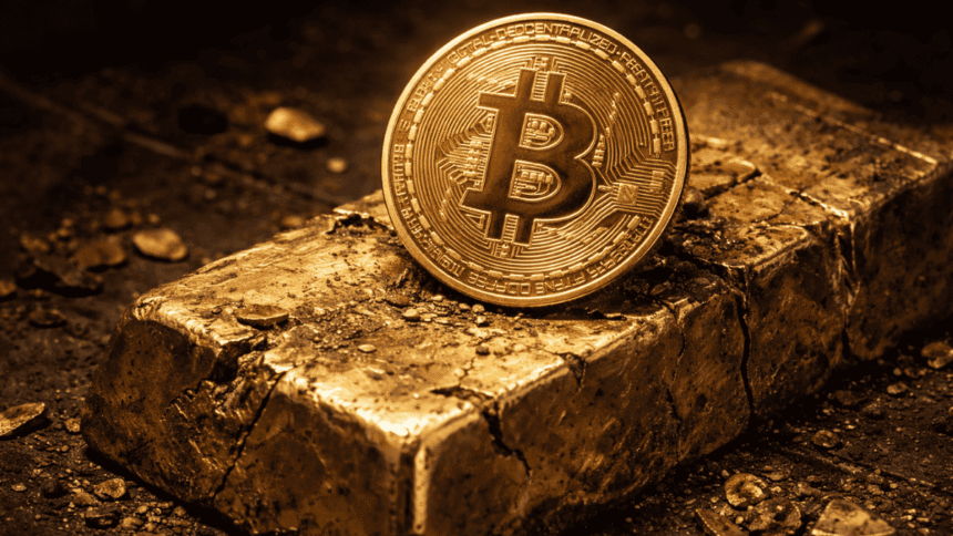 Bitcoin steals ground from gold for the second consecutive month