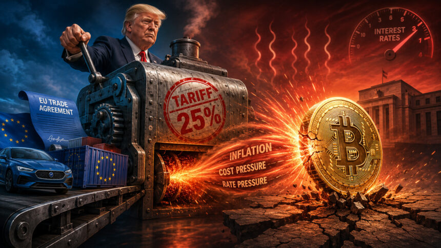 Bitcoin faces new tariff risks as EU rushes to finalize US trade deal this month