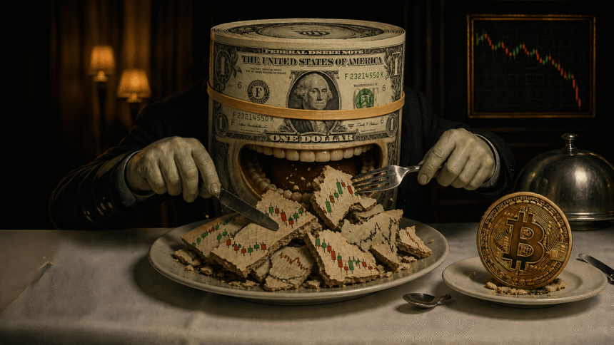 Passive money consumes stock market charts as Bitcoin waits for a major liquidity injection