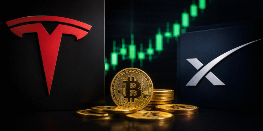 The possible merger between Tesla and SpaceX would create a company with 30,000 BTC
