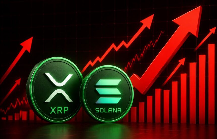 XRP and solana earned $120 million in a red week for cryptocurrency funds