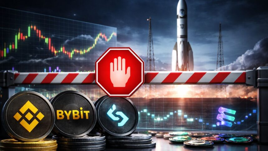 Binance, Bybit and Bitget stop allocation of SpaceX tokenized shares in Solana