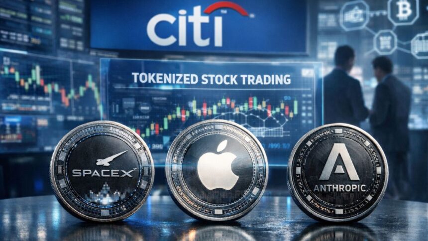 Citigroup creates platform for trading tokenized stocks