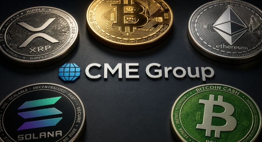 CME launches futures index including bitcoin, XRP and solana