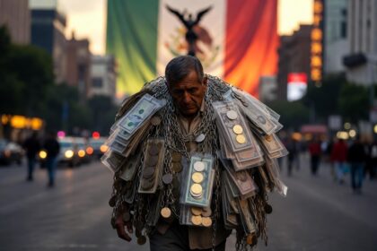 Every Mexican today owes $8,000 of public debt that they never asked for