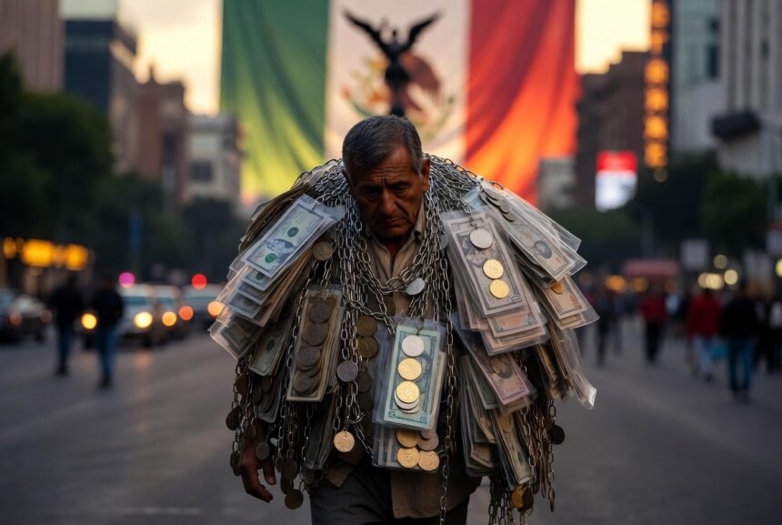 Every Mexican today owes $8,000 of public debt that they never asked for